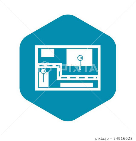 Navigator icon, simple style 54916628