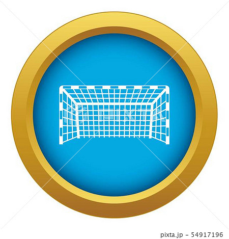 Goal post icon blue vector isolated Goal post icon blue vector isolated 54917196