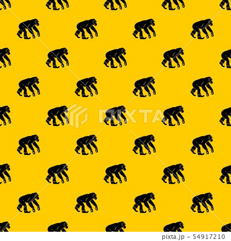 Monkey standing pattern vector Monkey standing pattern vector 54917210