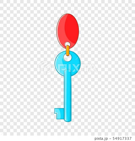 Hotel key icon in cartoon style 54917337