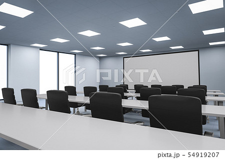 empty seminar room 54919207