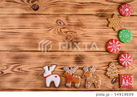 Christmas homemade gingerbread cookies  54919699