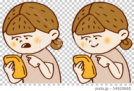 スマートフォン　女性 54920688