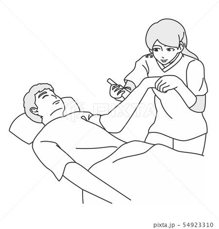 整体 筋膜リリース イラストのイラスト素材