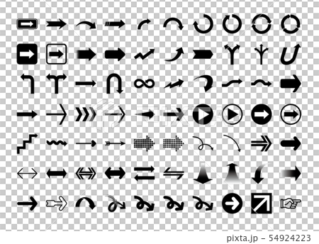 矢印アイコンセット 54924223