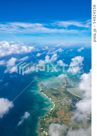 宮古島 池間島 上空 54924556