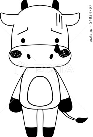 かわいい 牛 肉牛 家畜 マスコット 表情 ポーズ イラスト かわいい 牛 肉牛 家畜 マスコット 表情 ポーズ イラスト 54924797