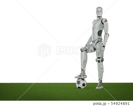 robot play soccer 54924891