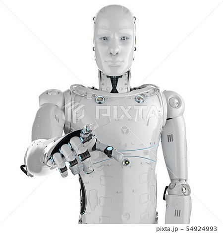 robot finger point 54924993