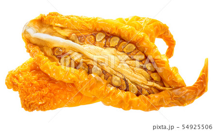 Sun-dried yellow tomato halves, paths Sun-dried yellow tomato halves, paths 54925506