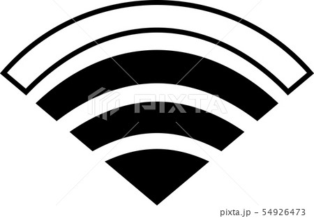 Wi Fi アイコン アンテナ インターネット ウェブ イラストのイラスト素材