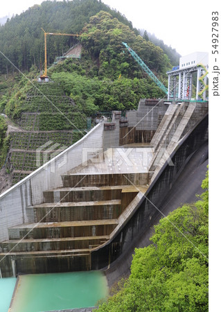 工事中の長安口ダム 54927983