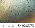Rain drops on window, blur background 54928373