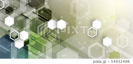 Abstract hexagon background. Technology poligonal Abstract hexagon background. Technology poligonal 54932406