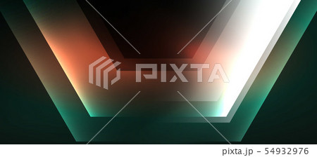 Shiny hexagon neon template. Futuristic digital technology concept. Vector abstract graphic design. Shiny hexagon neon template. Futuristic digital technology concept. Vector abstract graphic design. 54932976