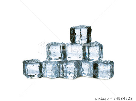 ice cubes on white background ice cubes on white background 54934528