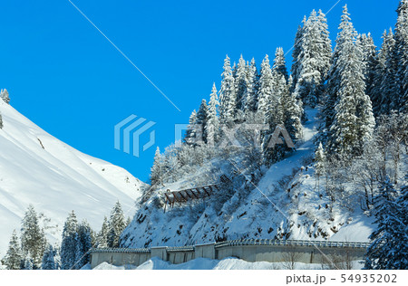 Winter mountain (Austria, Tyrol) Winter mountain (Austria, Tyrol) 54935202