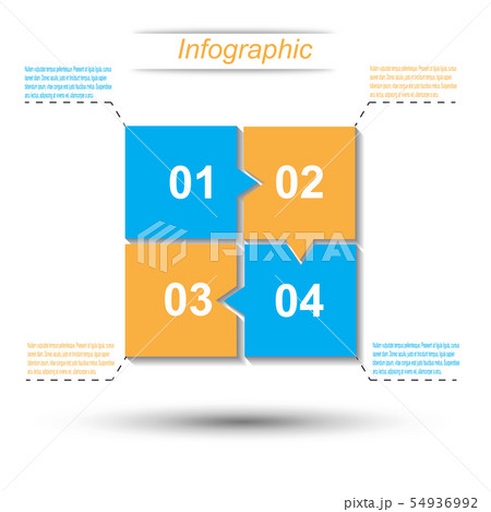 Info-graphic design template. Info-graphic design template. 54936992