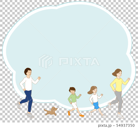 人家庭框架例證 54937350