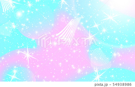 Fairy background. Unicorn pattern. 54938986