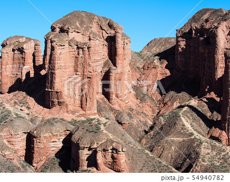 中国 甘粛省 張掖氷溝丹霞風景区 / 張掖冰溝丹霞 / Zhangye Binggou Danxia 54940782