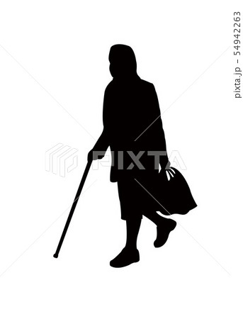 a woman body silhouette vector 54942263