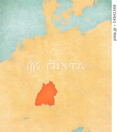 Map of Germany - Baden-Wurttemberg 54942366