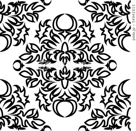 Royal damask pattern for fabric design. 54942813