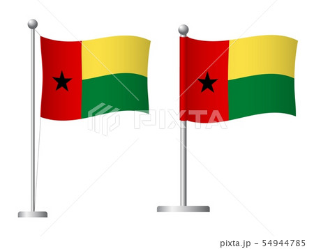 Guinea-Bissau flag on pole icon Guinea-Bissau flag on pole icon 54944785