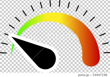 スピードメーター　速度計　計量　計測　イラスト 54947196