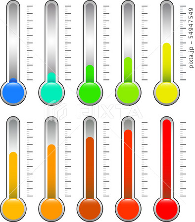 温度計 計り 計測器 体温計 摂氏 イラスト 温度計 計り 計測器 体温計 摂氏 イラスト 54947549