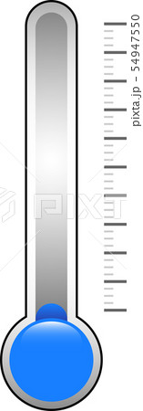 温度計　計り　計測器　体温計　摂氏　イラスト 54947550