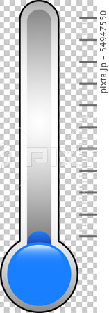 温度計　計り　計測器　体温計　摂氏　イラスト 54947550
