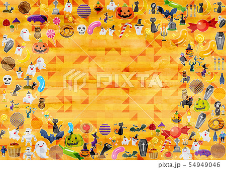 ハロウィン素材 54949046