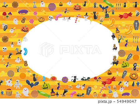 ハロウィン素材 54949047