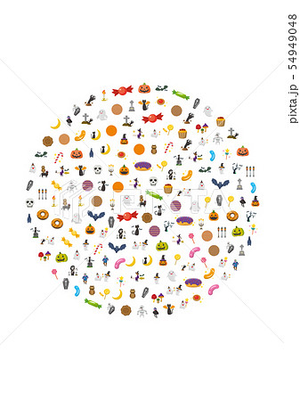 ハロウィン素材 54949048