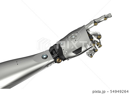 cyborg arm isolated cyborg arm isolated 54949264