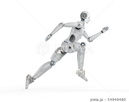 robot jumping or running 54949480