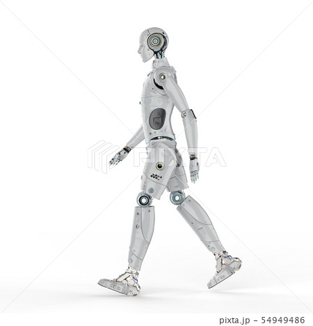 humanoid robot walk 54949486
