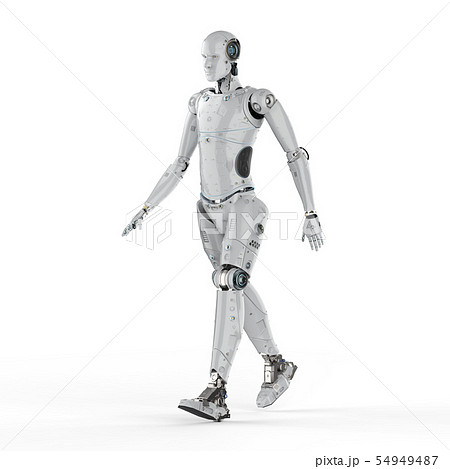 humanoid robot walk 54949487