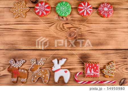 Christmas homemade gingerbread cookies  54950980