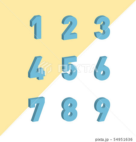 数字 数 ナンバーのイラスト素材