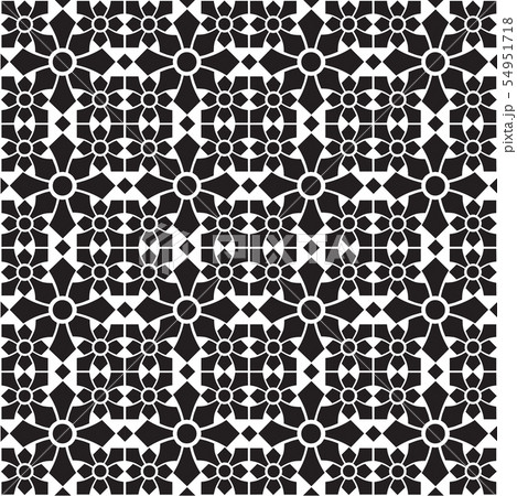 Abstract seamless geometric pattern background, 54951718