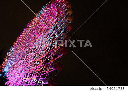 神奈川県横浜市 みなとみらいの夜景 コスモクロック 神奈川県横浜市 みなとみらいの夜景 コスモクロック 54951733
