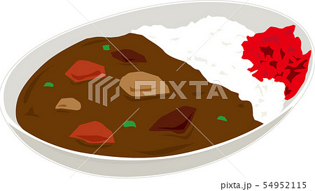カレーライスのイラスト素材