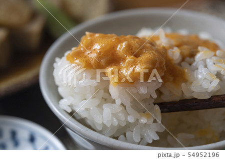 卵黄ひきわり納豆ご飯 54952196