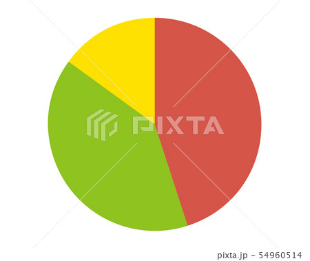 アイコン グラフ 円 円グラフのイラスト素材