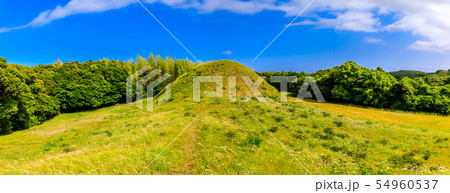 双六古墳 パノラマ 【長崎県壱岐市】 双六古墳 パノラマ 【長崎県壱岐市】 54960537