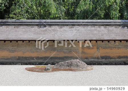 京都 龍安寺の石庭 京都 龍安寺の石庭 54960929