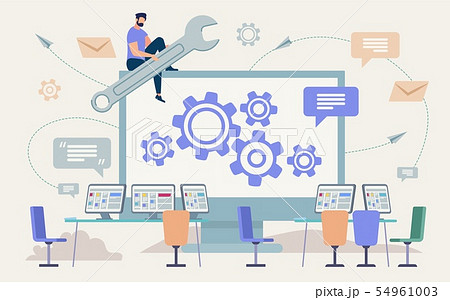 Informative Flyer Repair Work and Setup Flat.  54961003